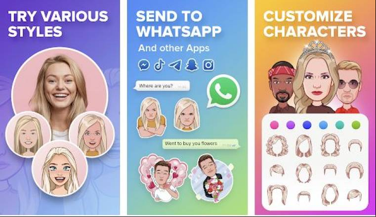 Mirror Emoji Maker, Avatar, Avatoon Face Stickers Apk