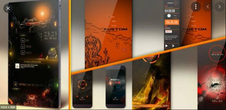 KLCK Kustom Lock Screen Maker Apk