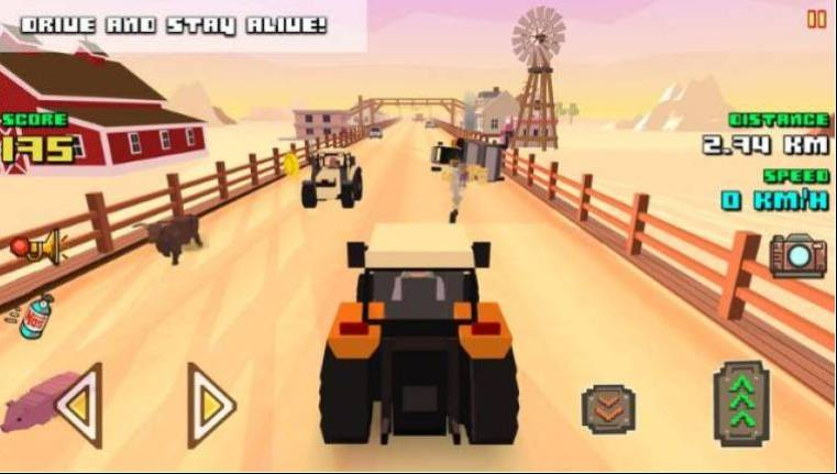 Blocky Farm Racing Mod APK